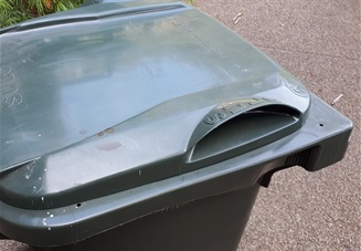 Bin lid lip