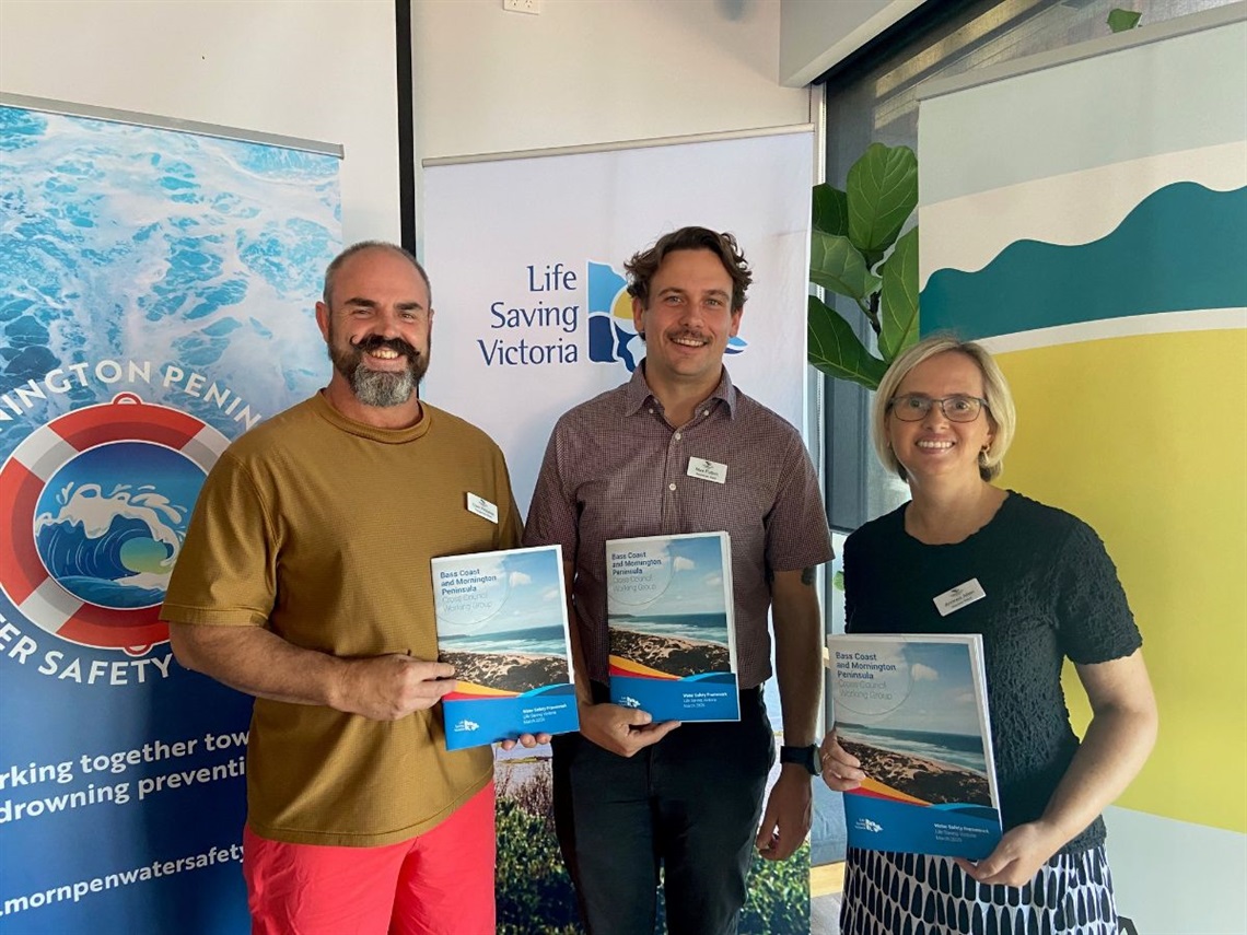 Councillors at Water Safety Framework launch.jpg