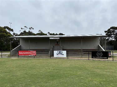 Oval grandstand seating