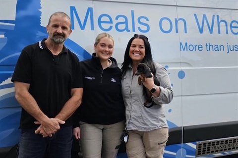 Meals on Wheels and Animal Shelter staff