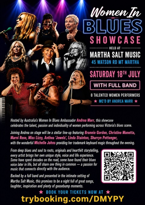 Women In Blues Showcase Martha Salt Music 18 July 2026