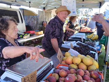 Mr Mobbrici our vegie seller