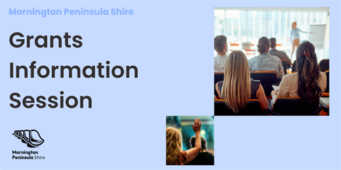 Generic image of groups and text Grants Information Sessions